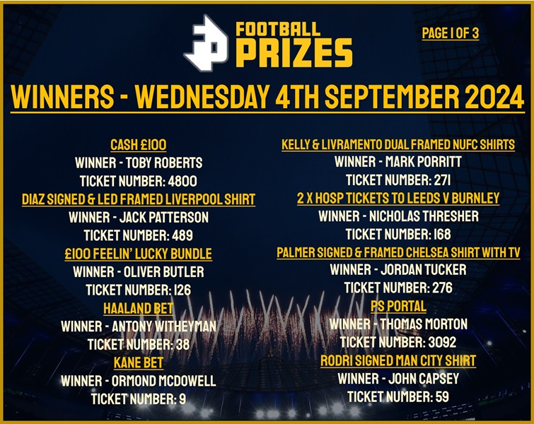 Wednesday 4th September 1