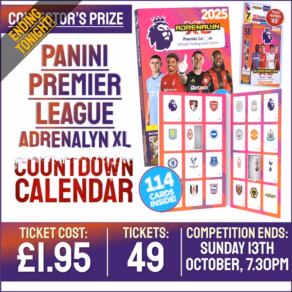 FP49 Panini Premier League Countdown Calendar