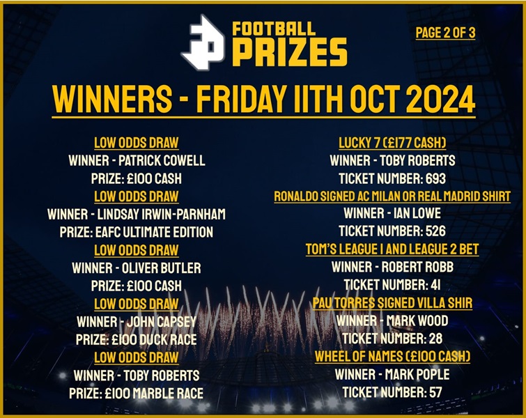 Friday 11th October 2