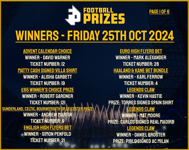 Friday 25th October 1