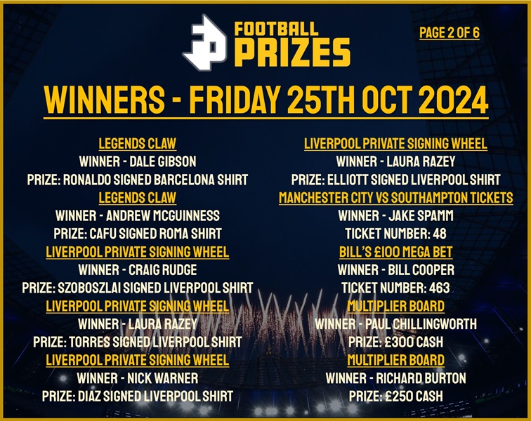 Friday 25th October 2