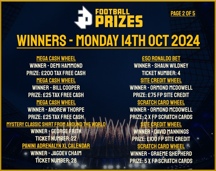 Monday 14th October 2