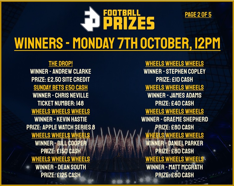 Monday 7th October 2