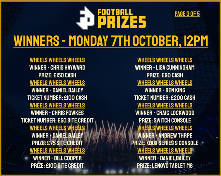 Monday 7th October 3