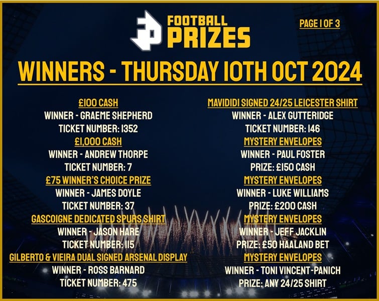 Thursday 10th October 1
