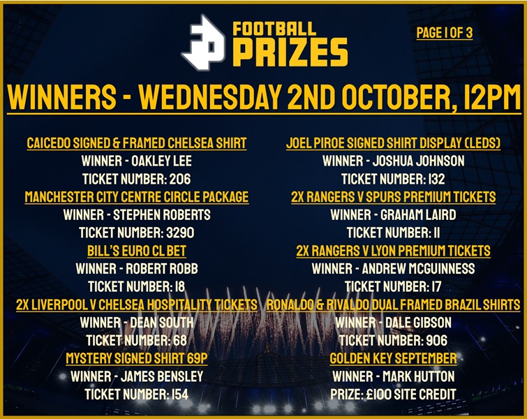 Wednesday 2nd October 1