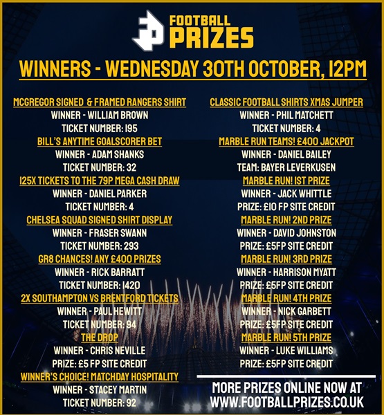 Wednesday 30th October 1