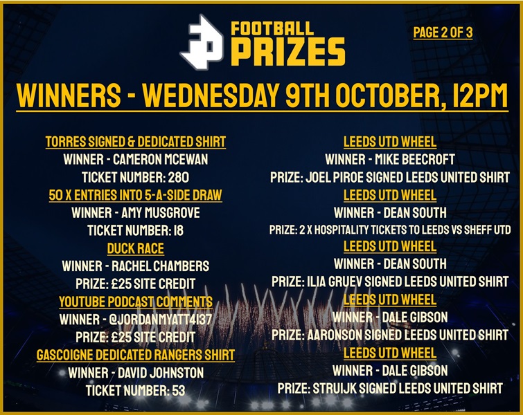 Wednesday 9th October 2