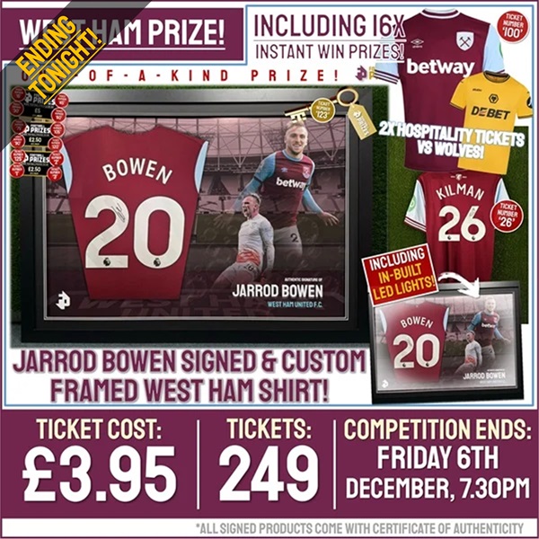 Bowen LED West Ham Shirt