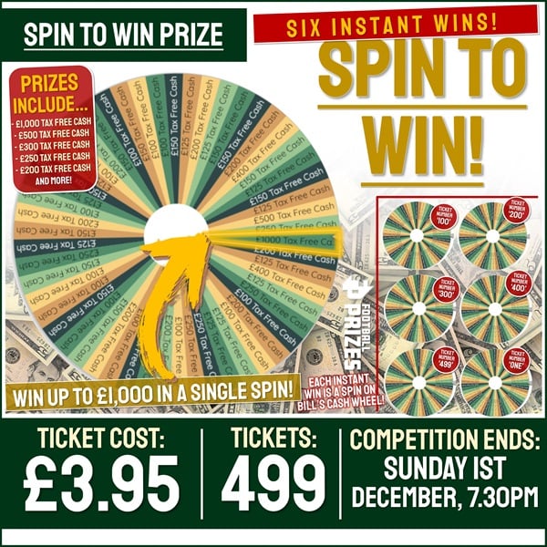 FP499 Spin to win cash new