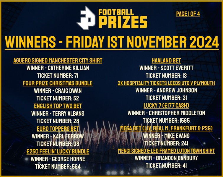 Friday 1st November 1