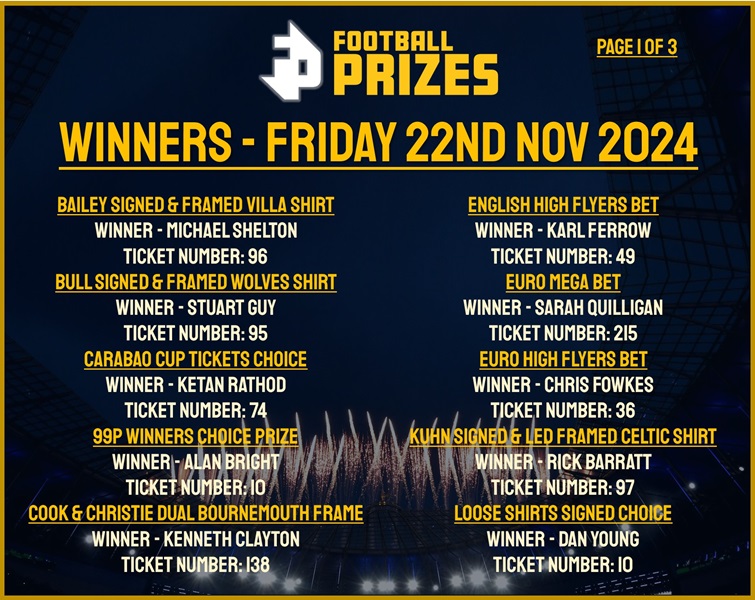 Friday 22nd November 1