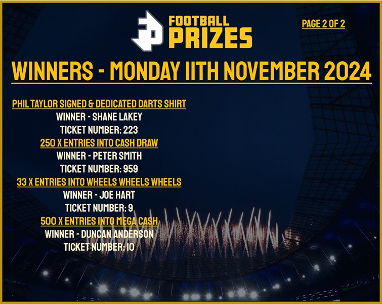 Monday 11th November 2