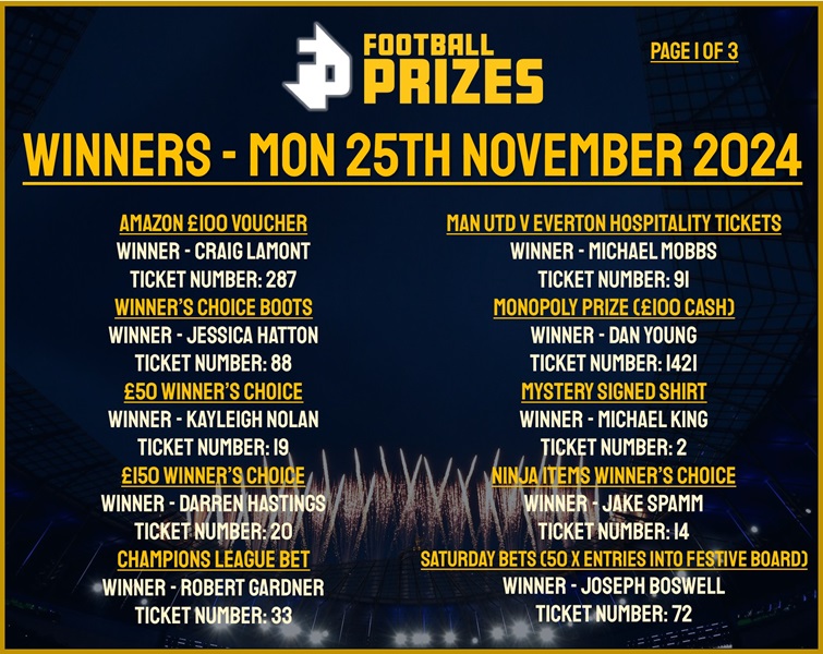 Monday 25th November 1
