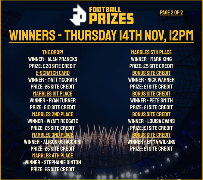 Thursday 14th November 2