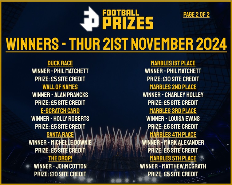 Thursday 21st November 2