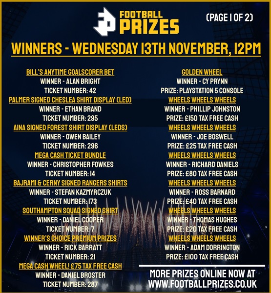 Wednesday 13th November 1