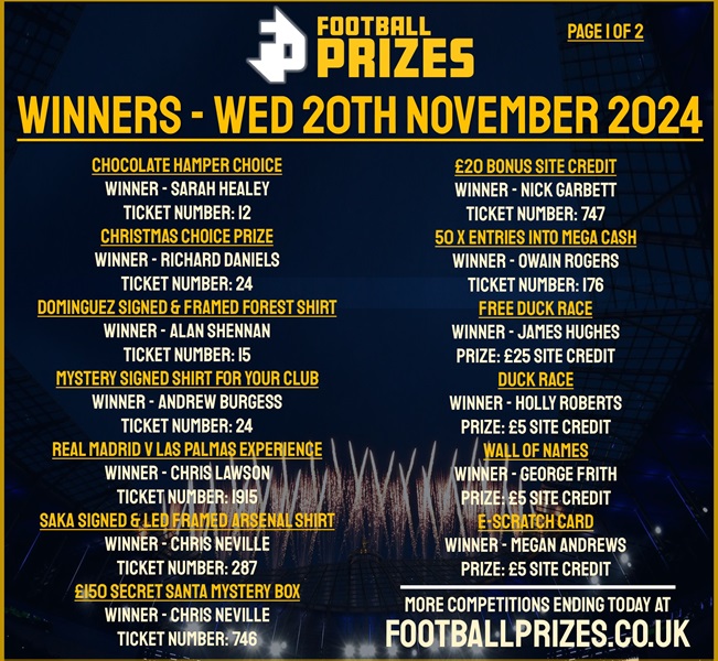 Wednesday 20th November 1