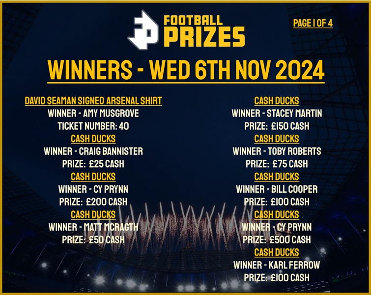 Wednesday 6th November 1