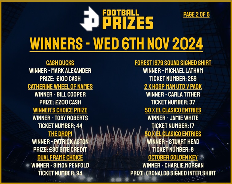 Wednesday 6th November 2