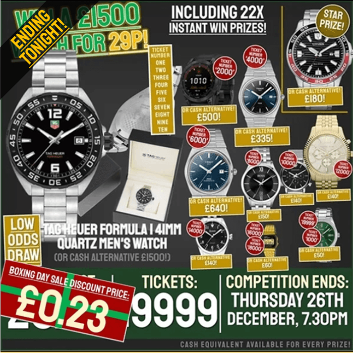 BOXING DAY WATCH