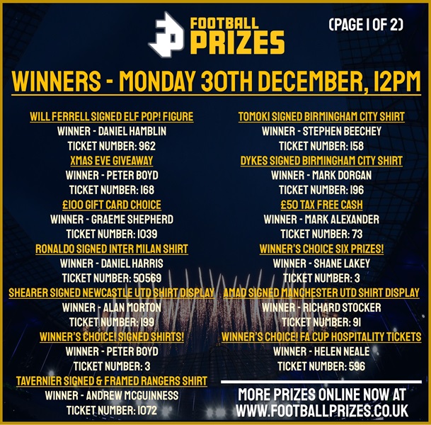 Monday 30th December 1