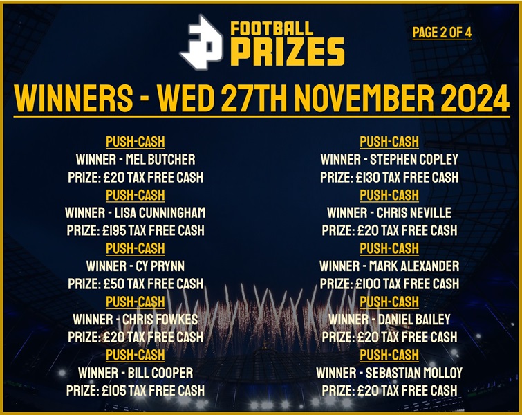 Wednesday 27th November 2
