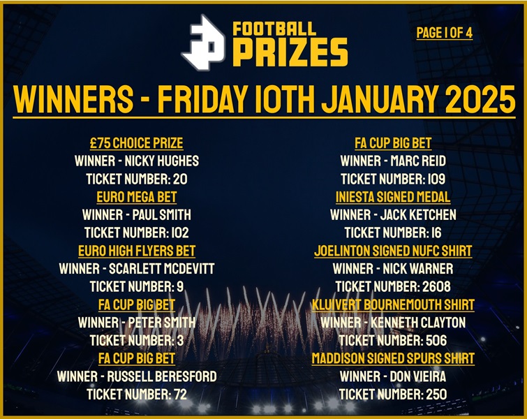 Friday 10th January 1