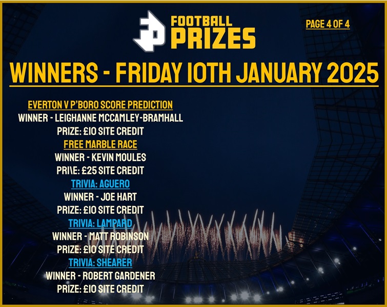 Friday 10th January 4
