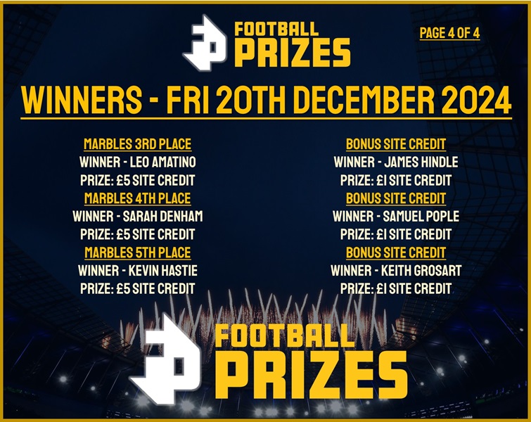 Friday 20th December 4