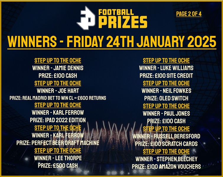 Friday 24th January Evening 8.30 2