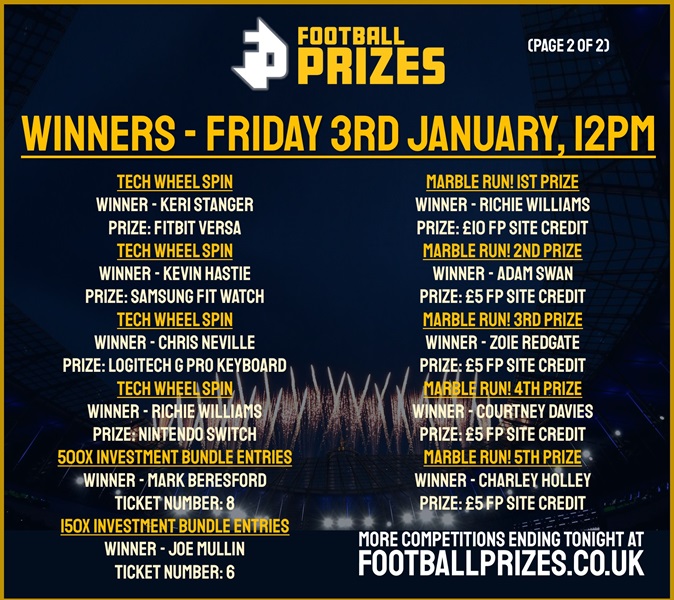 Friday 3rd January 2