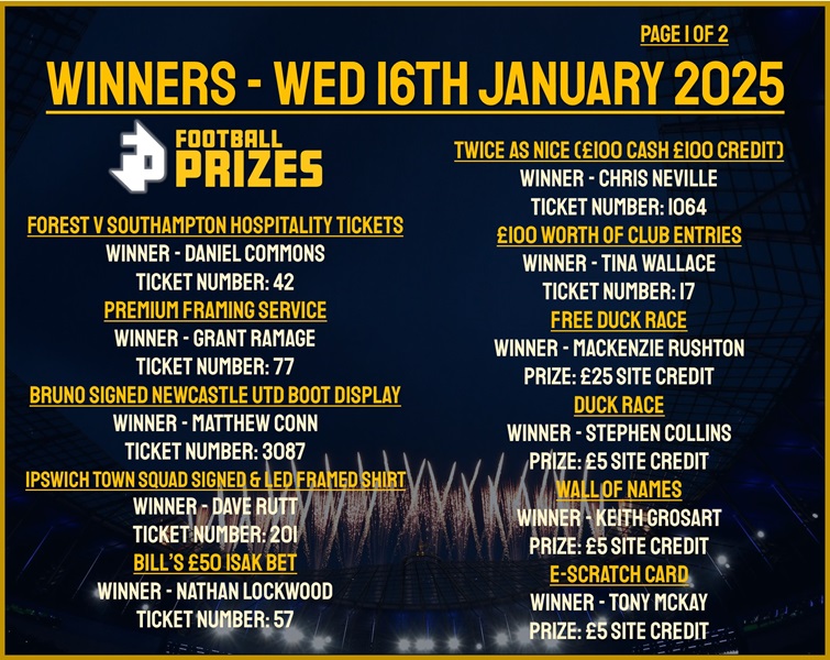 Wednesday 16th January 1