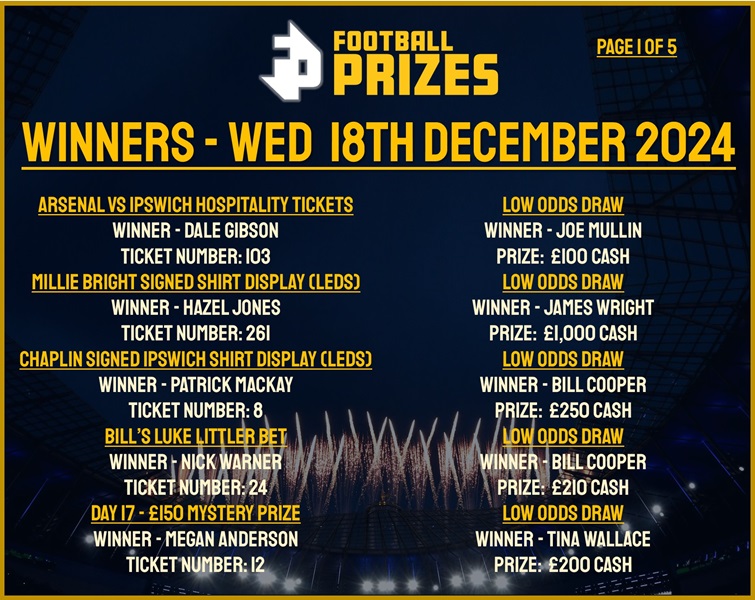 Wednesday 18th December 1