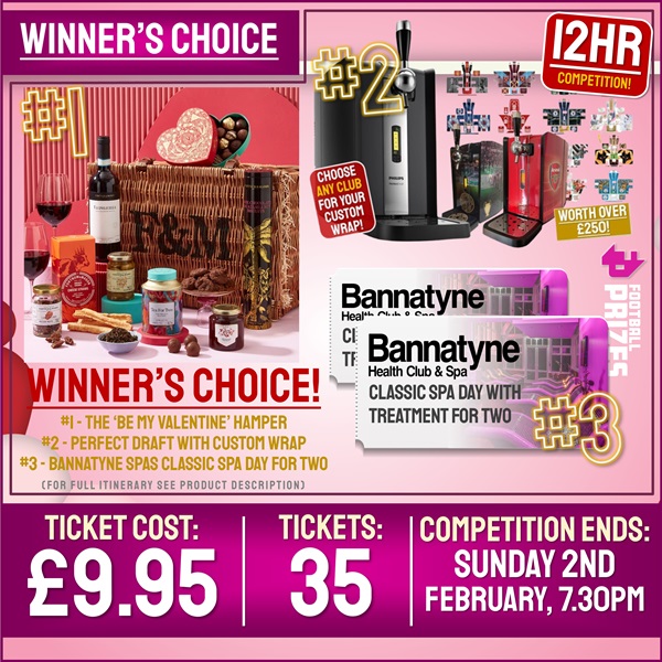 valentines winners choice 2025