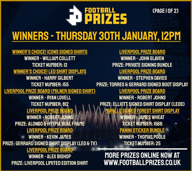 Thursday 30th January