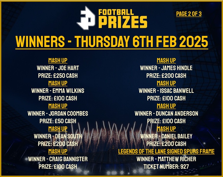 Thursday 6th February 2