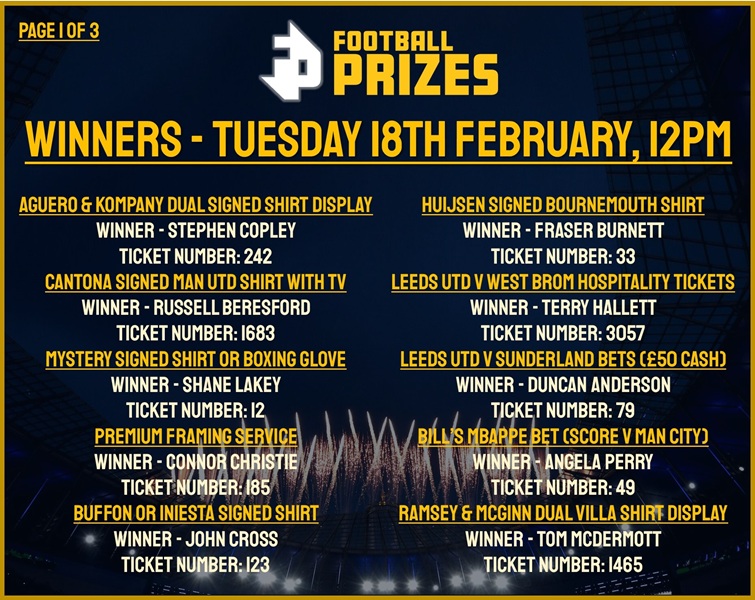 Tuesday Midday Winners