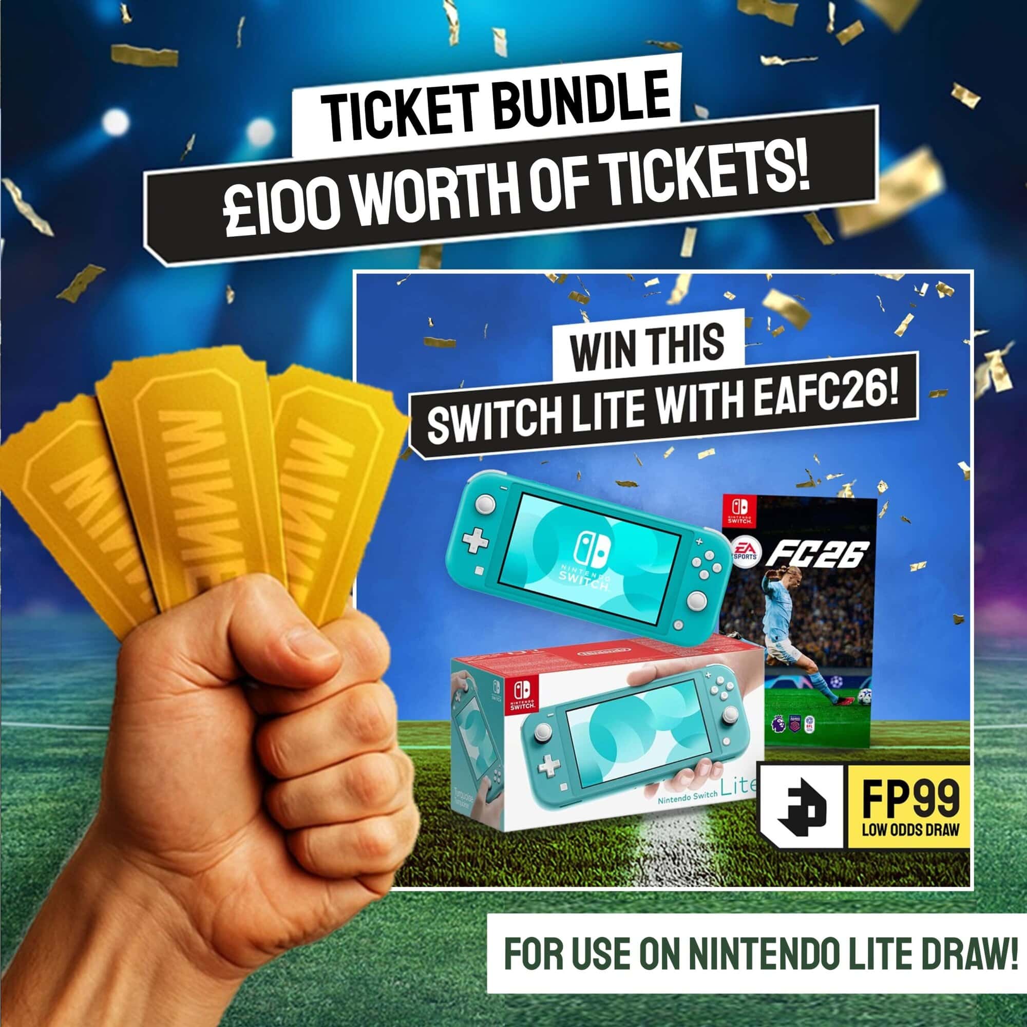 Prize Swetch 12-HOUR Competition! Win a £100 Ticket Bundle into the 'Nintendo Switch ...