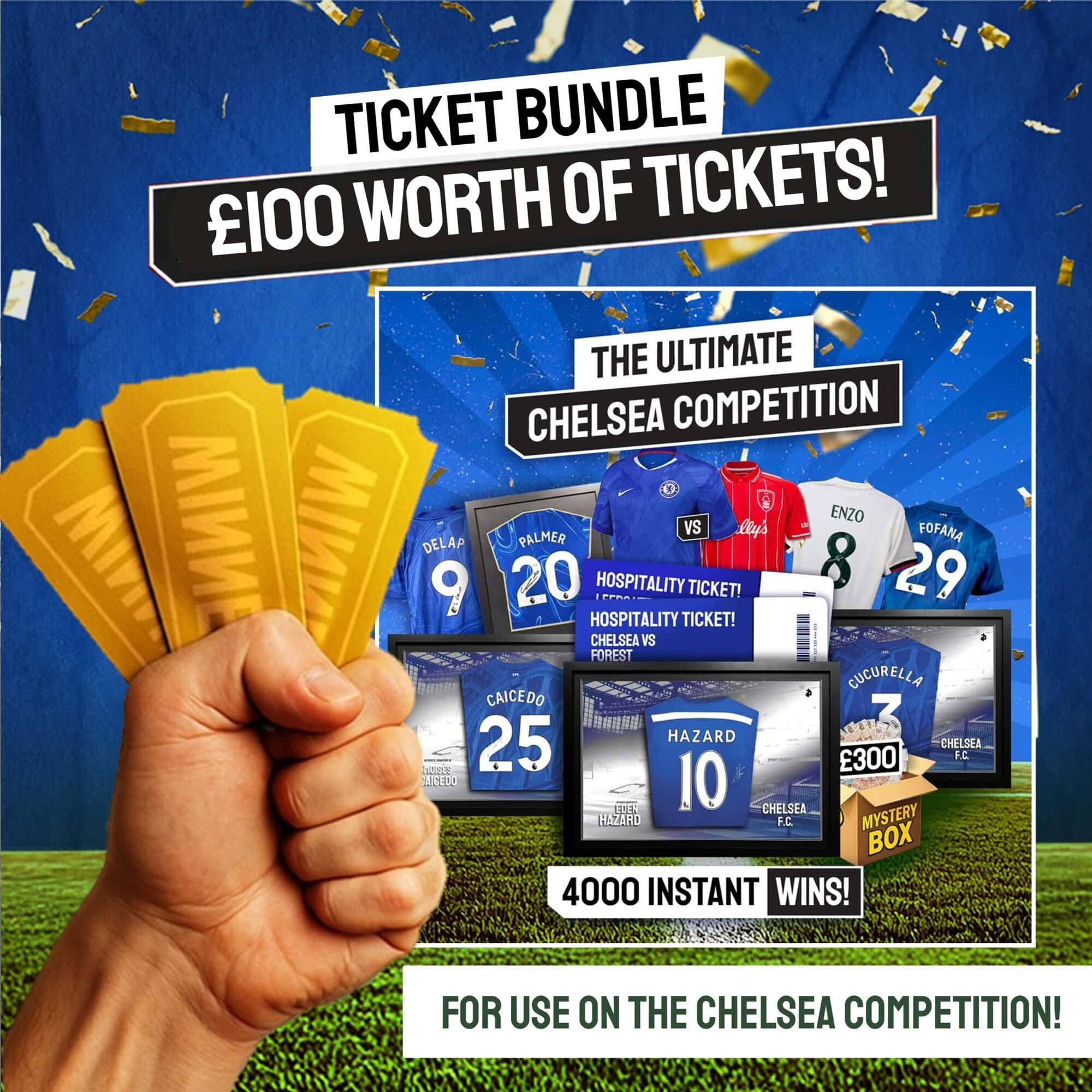 Chelsea Competition! Win a £100 Ticket Bundle into the MEGA Chelsea ...