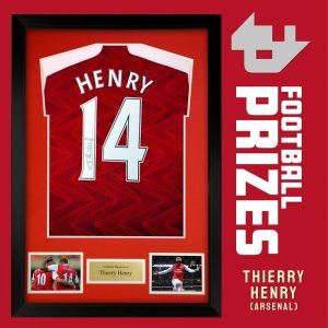 Arsenal Thierry Henry signed framed Arsenal Shirt 1
