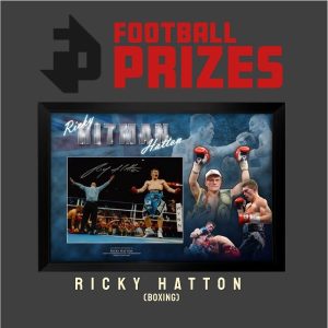 Boxing Ricky Hatton signed framed montage 1