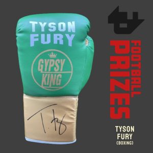 Boxing Tyson Fury signed boxing glove