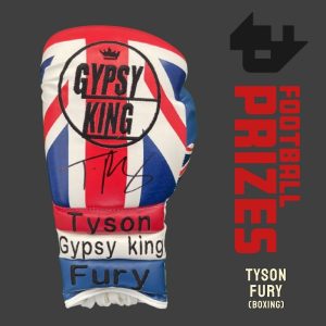 Boxing Tyson Fury signed boxing glove UK 1