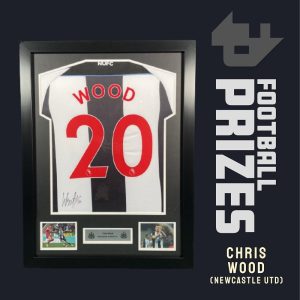 Chris Wood signed framed shirt