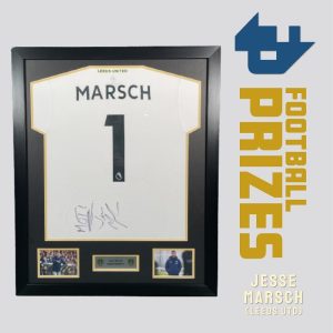 Jesse Marsch signed framed shirt