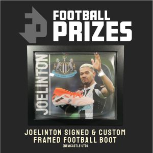 Joelinton signed framed football boot 1