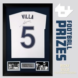 Spurs Rick Villa signed framed Spurs shirt